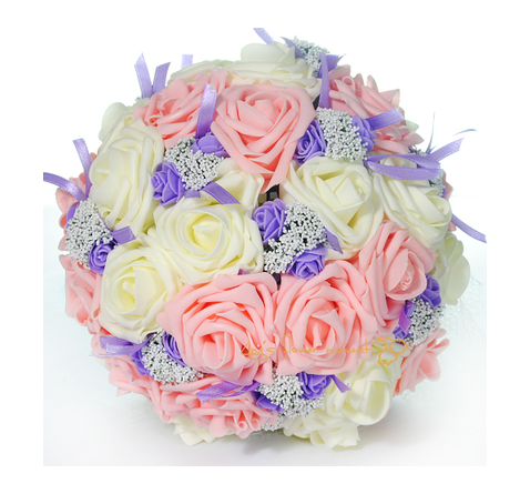 Multi Colour Bridal Hand Bouquet 1