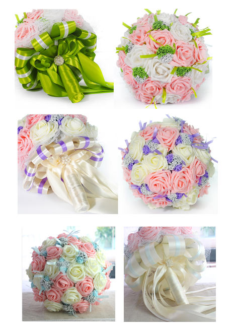Multi Colour Bridal Hand Bouquet 2