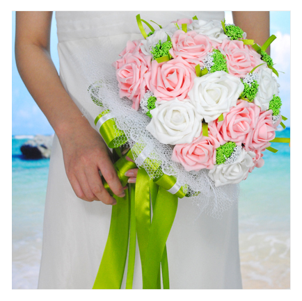 Multi Colour Bridal Hand Bouquet 3